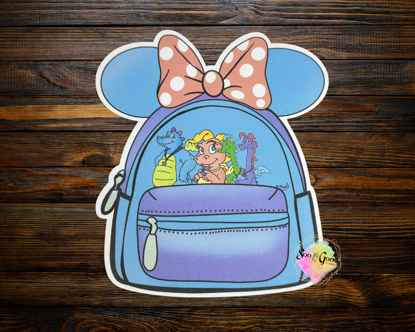 Mouse Ears Backpack Cardstock Car Freshie (Style 10)