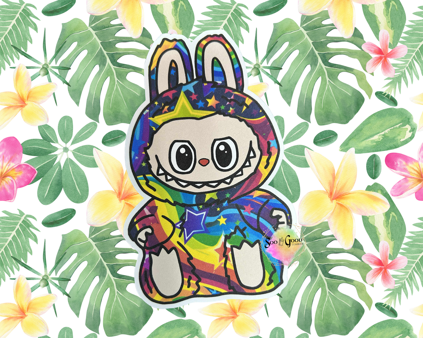 Sitting Labubu (Style 6) Cardstock Car Freshie