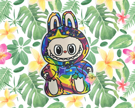 Sitting Labubu (Style 6) Cardstock Car Freshie