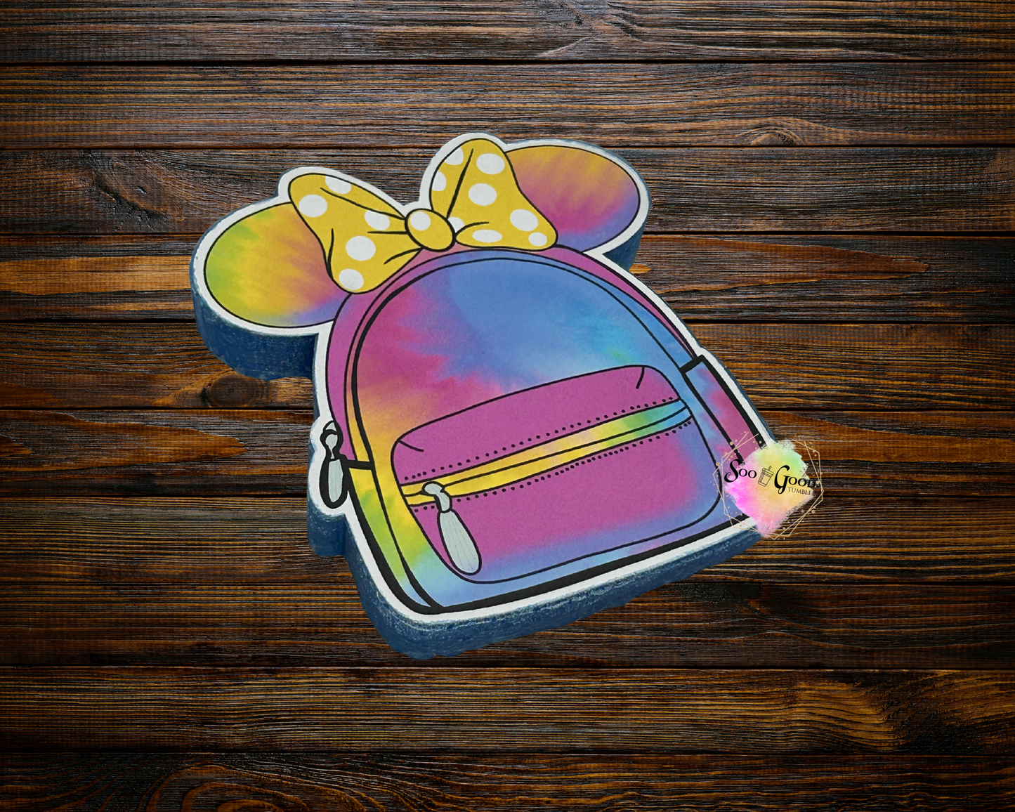 Mouse Ears Backpack Cardstock Car Freshie (Style 1)