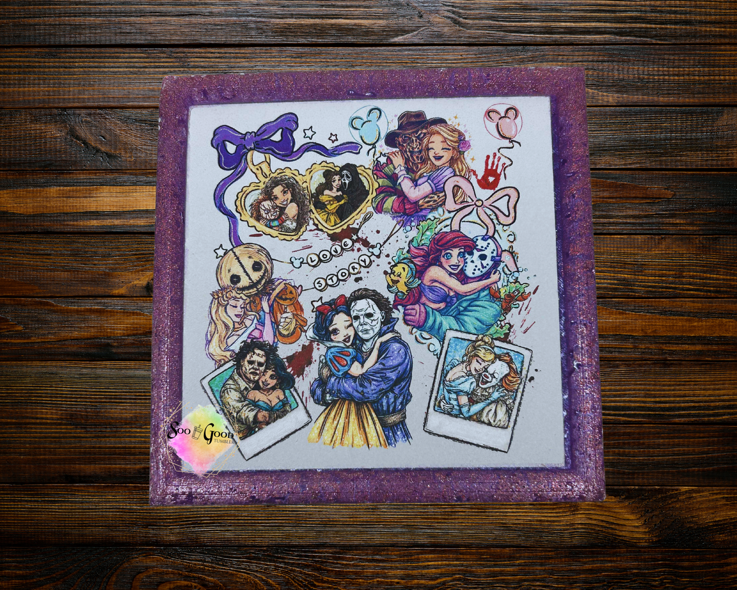 Nightmare Princess Polaroids Car Air Freshener (French Vanilla Scent)