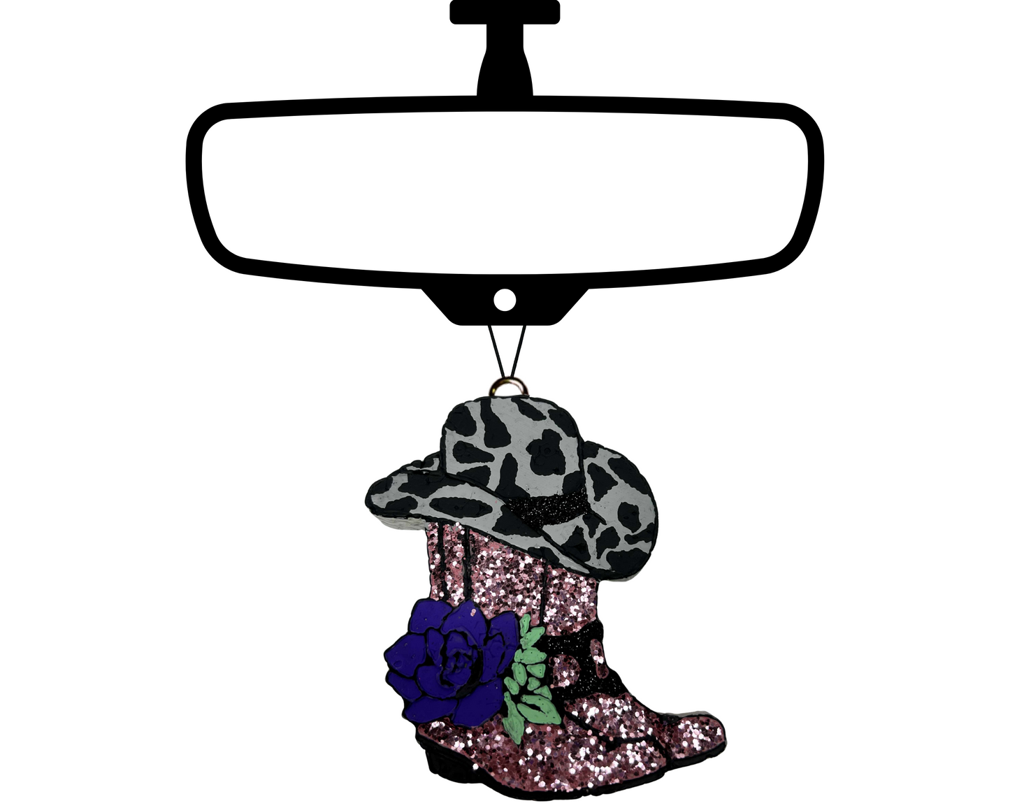 Boot Scootin Baby Blinged Car Freshie