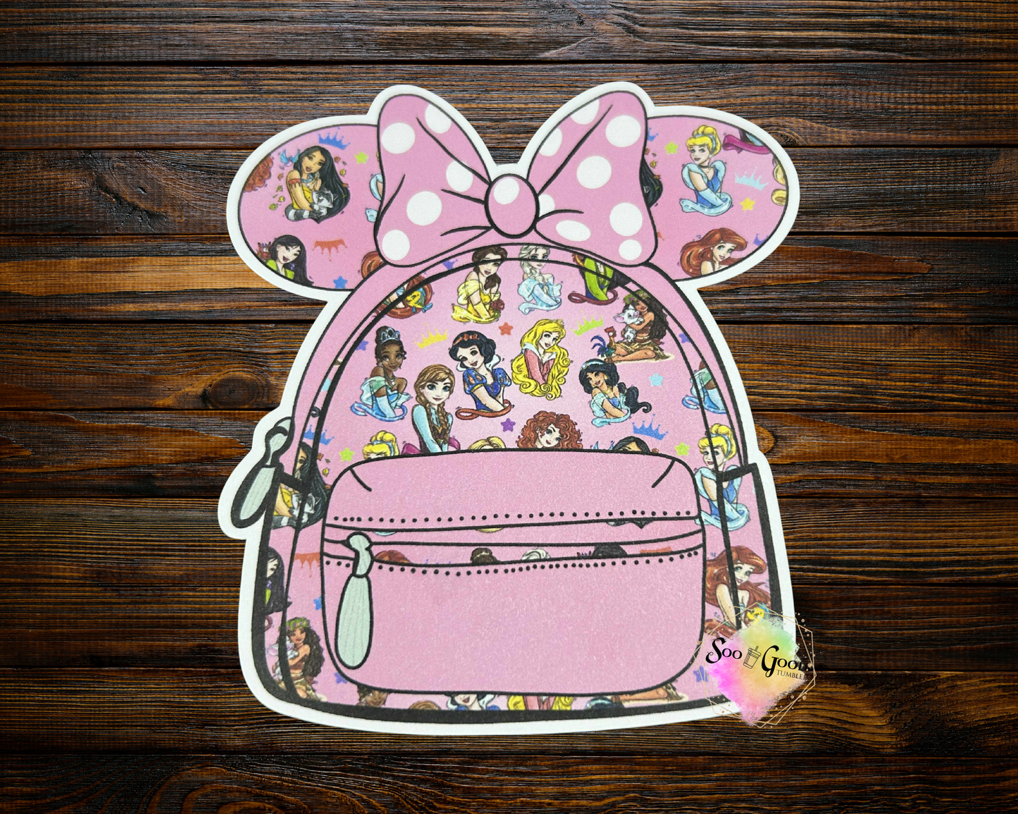 Mouse Ears Backpack Cardstock Car Freshie (Style 16)