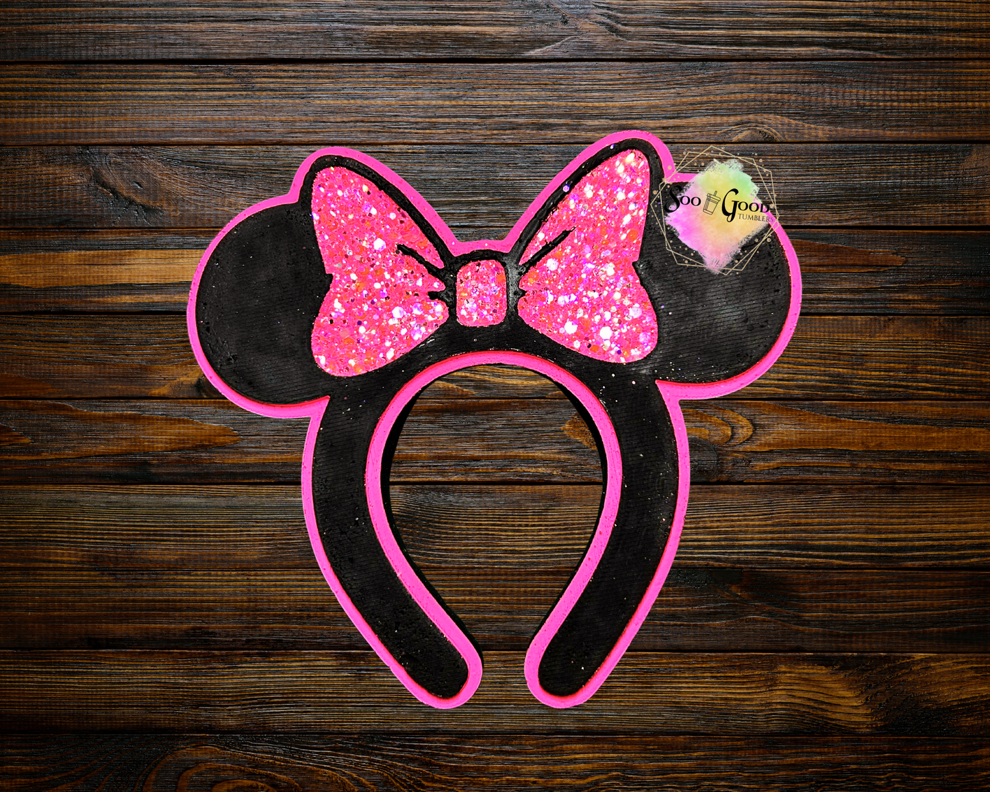 Ears & Bow Blinged Car Freshie