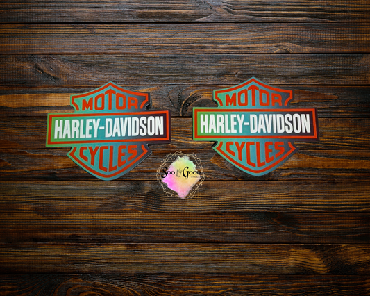 Harley Davidson Cardstock Car Vents Freshie (Style 1)