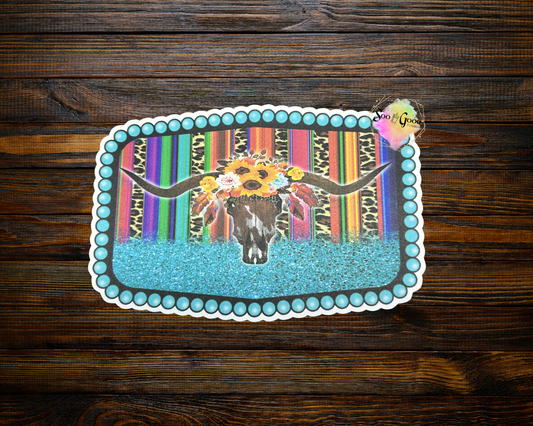 Belt Buckle Cardstock Car Freshie (Style 6)