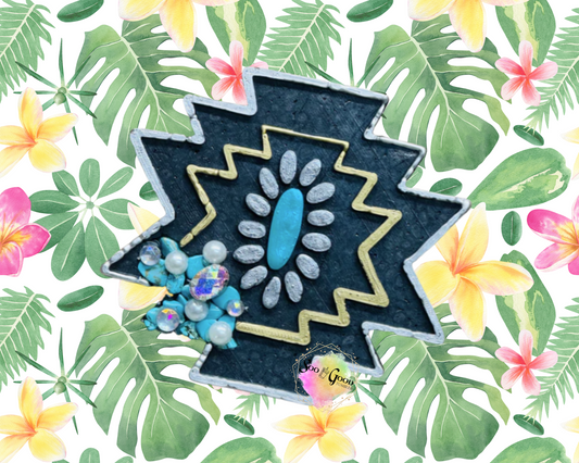 Aztec Blinged Car Freshie