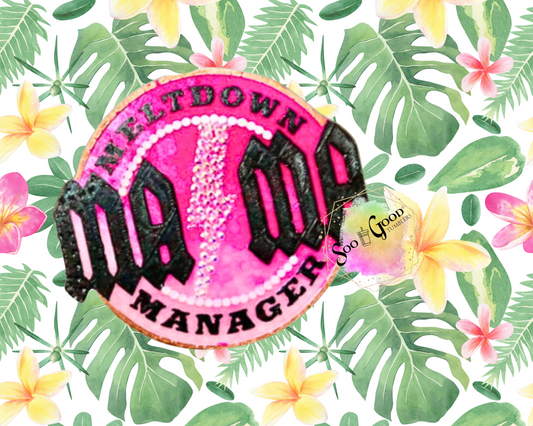 Meltdown Mama Blinged Car Freshie