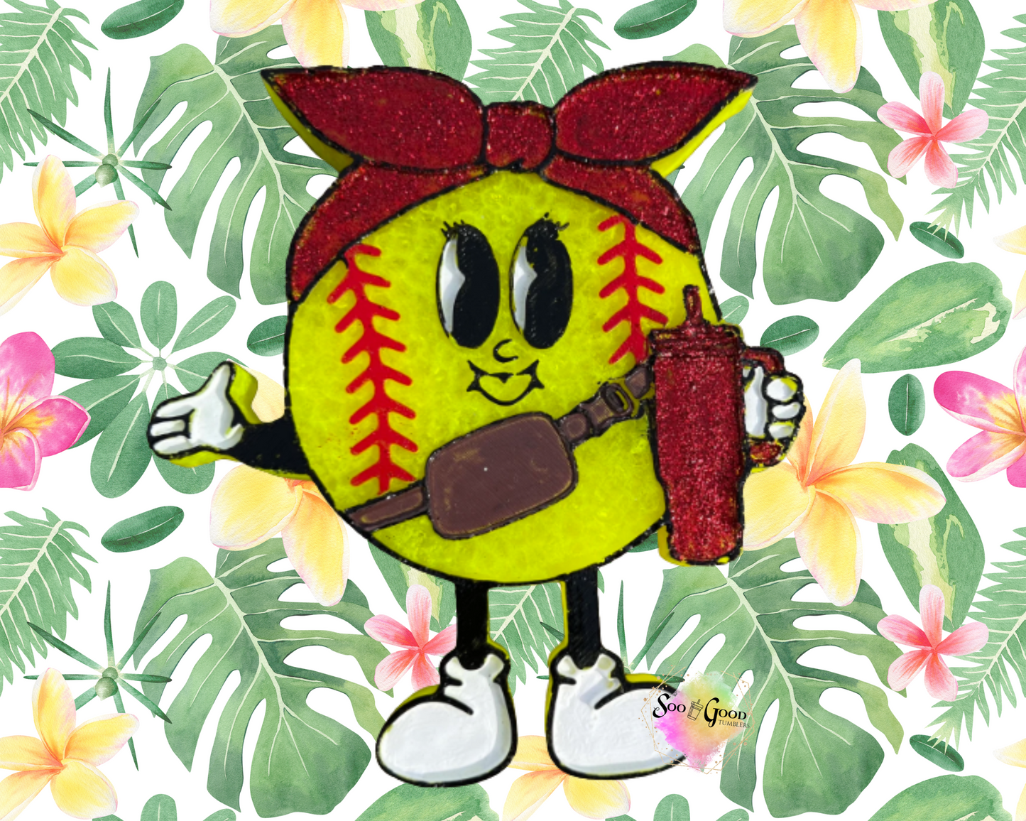 Boujee Baseball Blinged Car Freshie