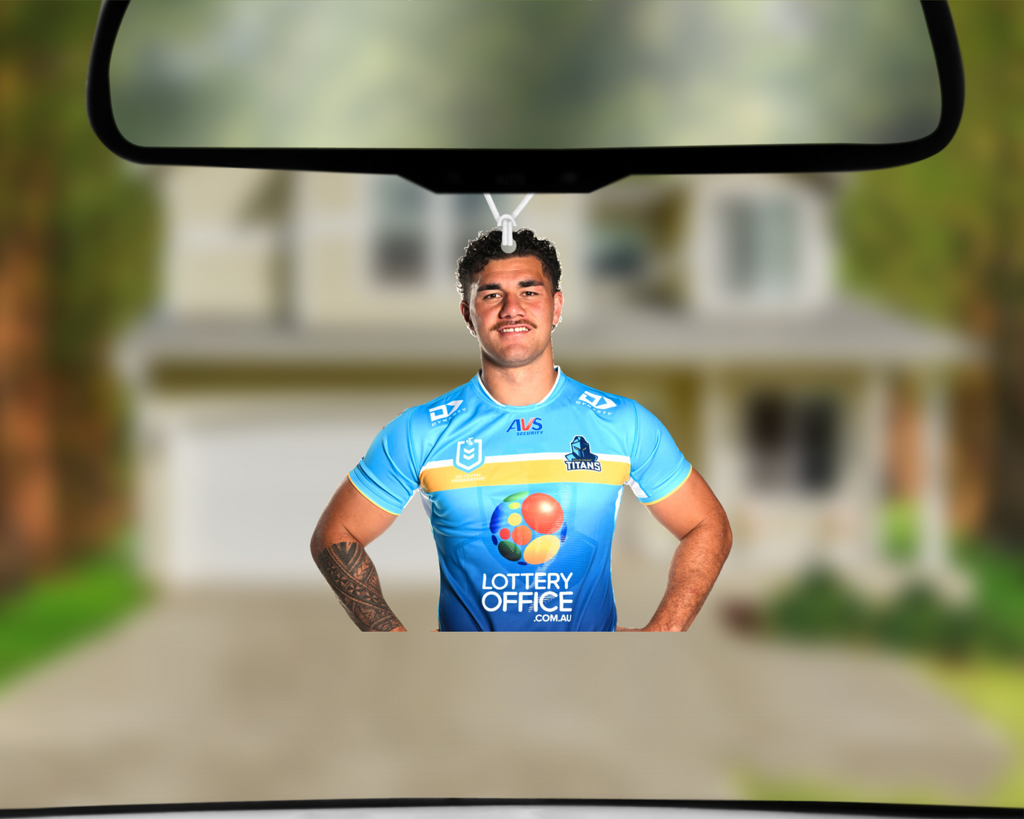 Team Photo - Jojo Fifita Car Air Freshener