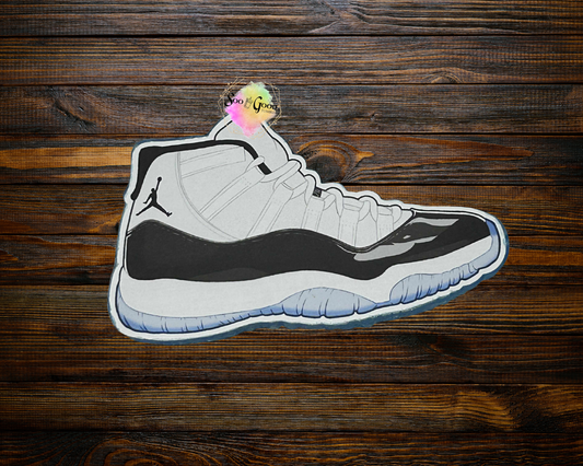 Nike Air Jordan Shoe Cardstock Car Freshie (Style 1)