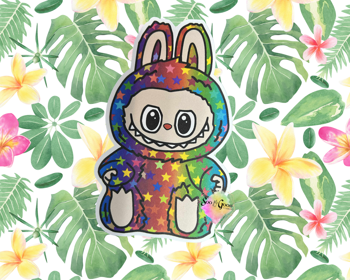 Sitting Labubu (Style 8) Cardstock Car Freshie