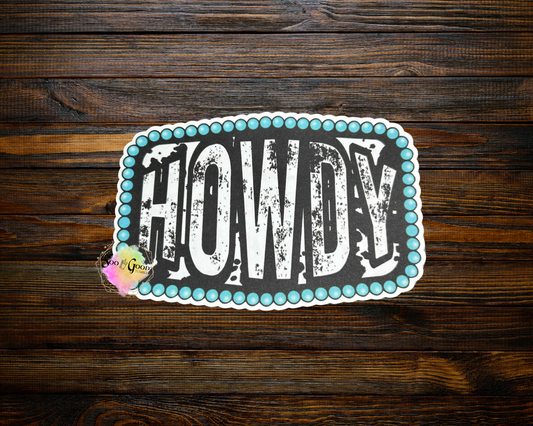 Belt Buckle Cardstock Car Freshie (Style 8)