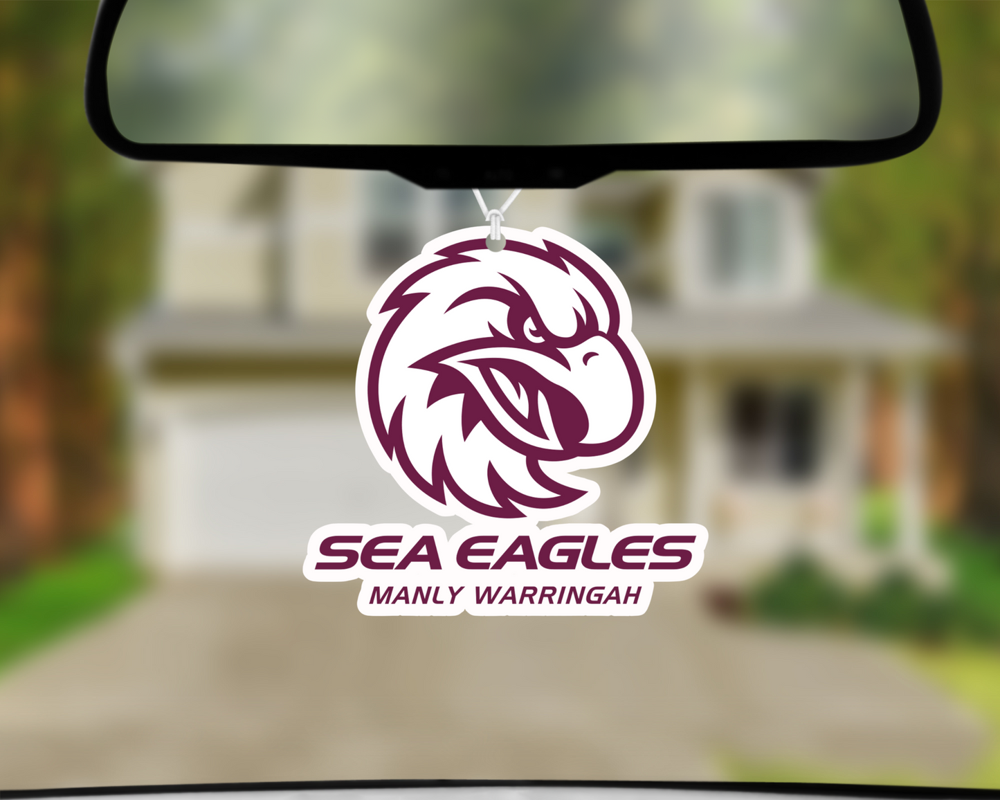 Manly Sea Eagles Logo Car Air Freshener