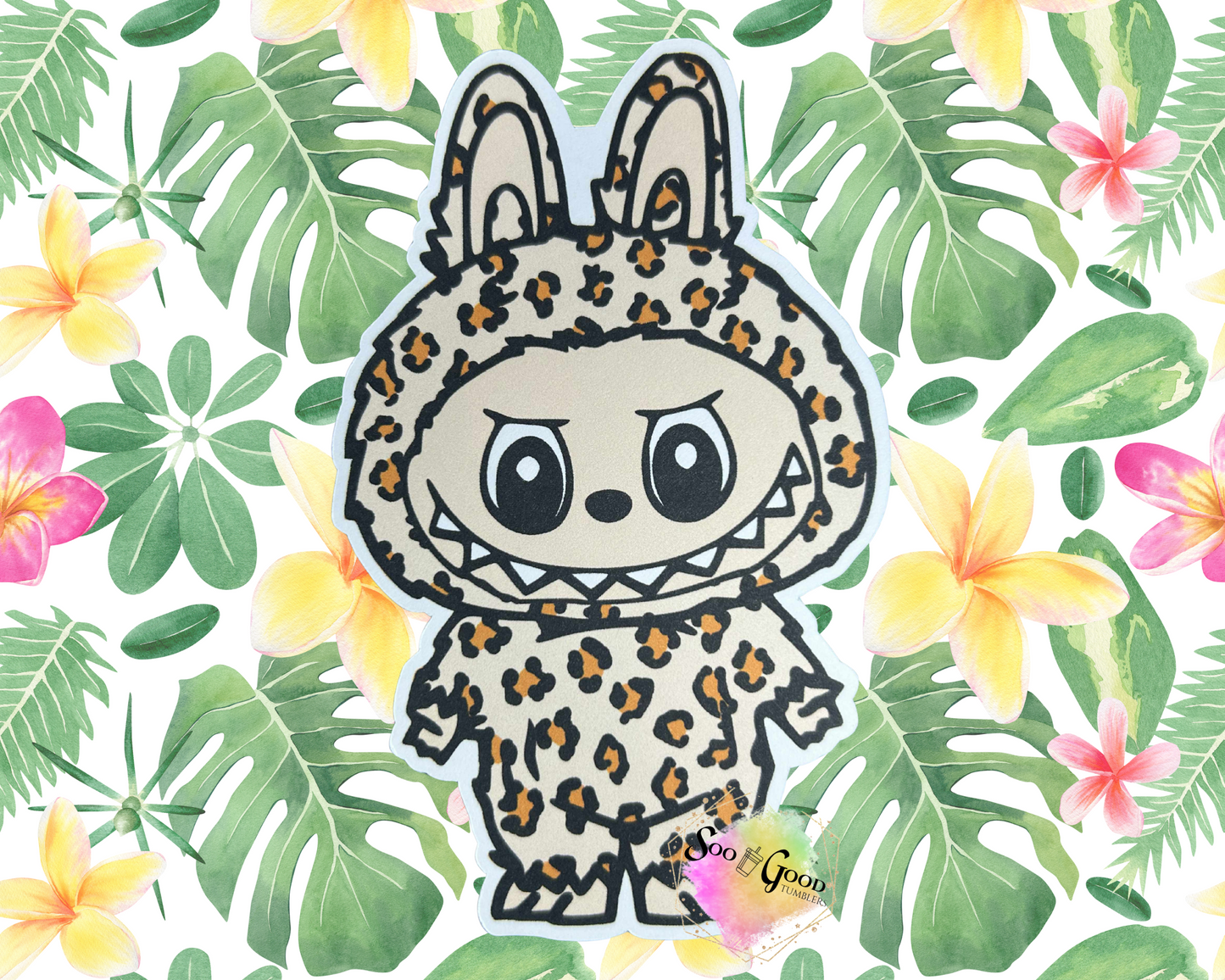 Standing Labubu (Style 8) Cardstock Car Freshie