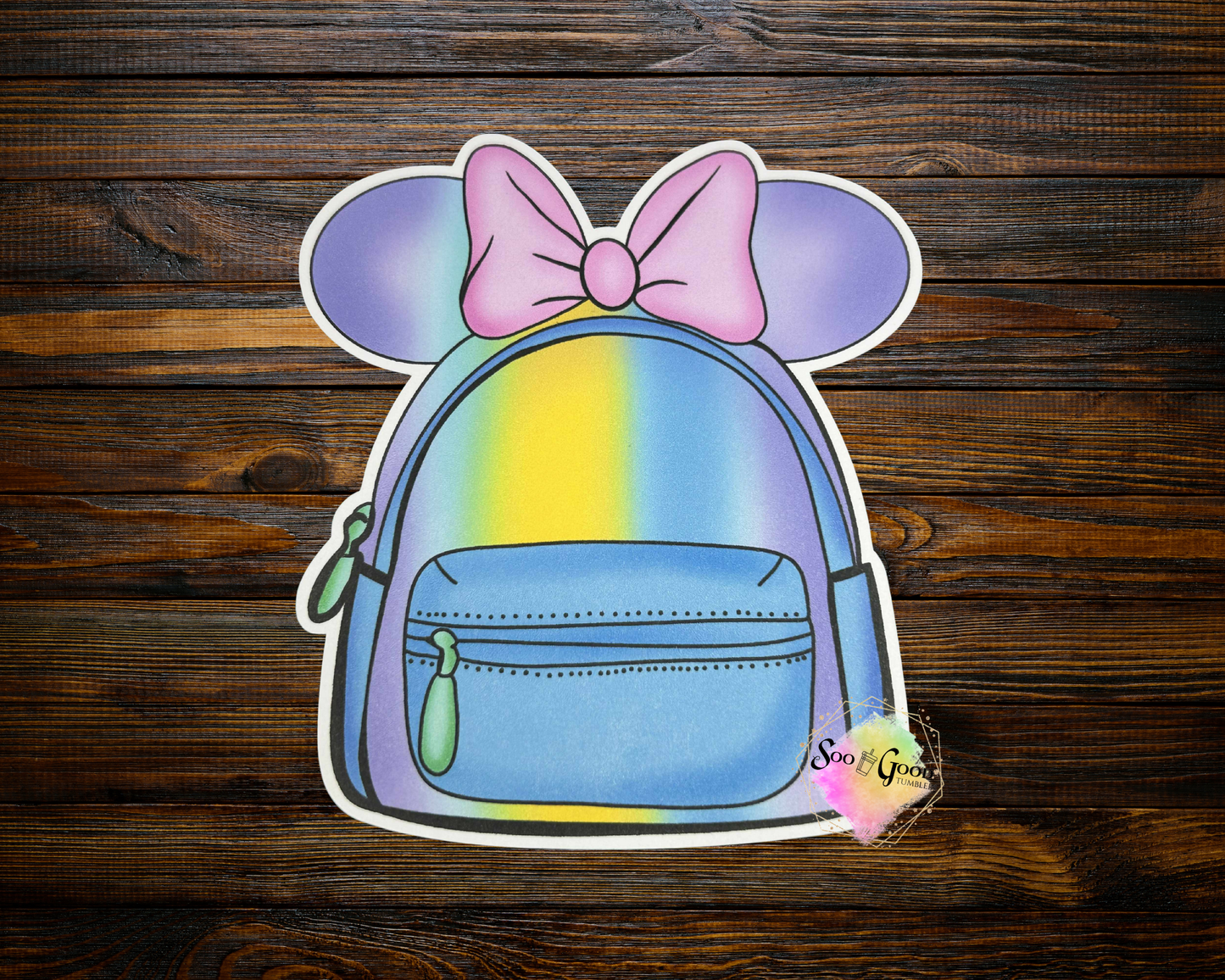 Mouse Ears Backpack Cardstock Car Freshie (Style 11)