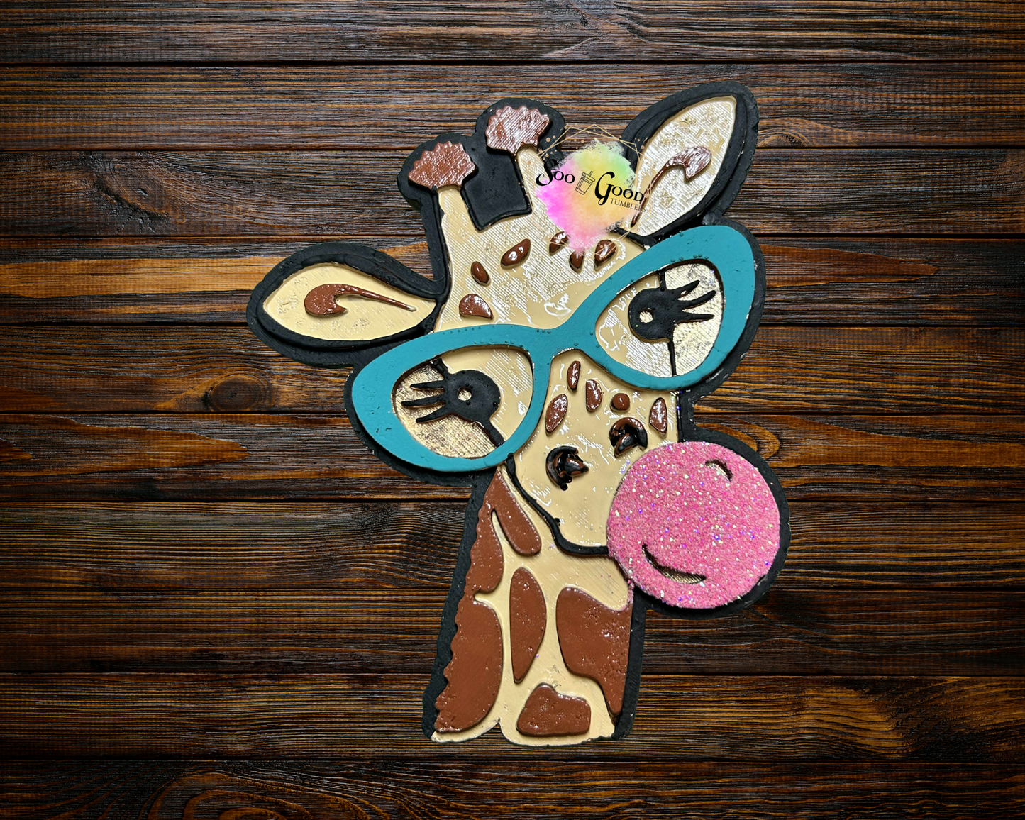 Groovy Giraffe Blinged Car Freshie