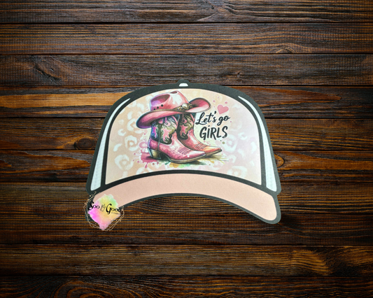 Hat Cardstock Car Freshie (Style 3)