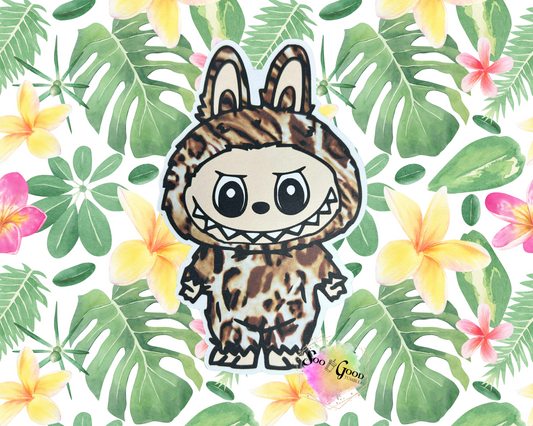 Standing Labubu (Style 9) Cardstock Car Freshie
