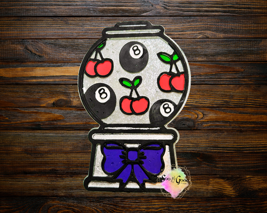 Lucky Gumball Machine Car Air Freshener (Champagne Strawberries Scent)