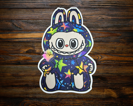 Sitting Labubu Cardstock Car Freshie (Style 10)