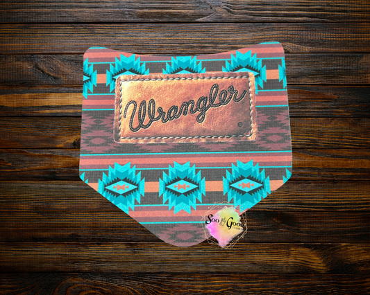 Aztec Wrangler Pocket Cardstock Car Freshie (Style 7)
