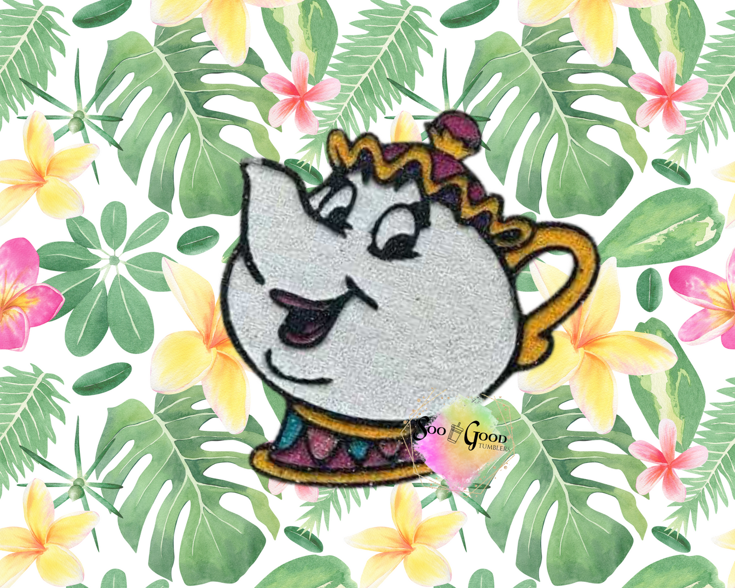 Mrs Potts Blinged Car Freshie