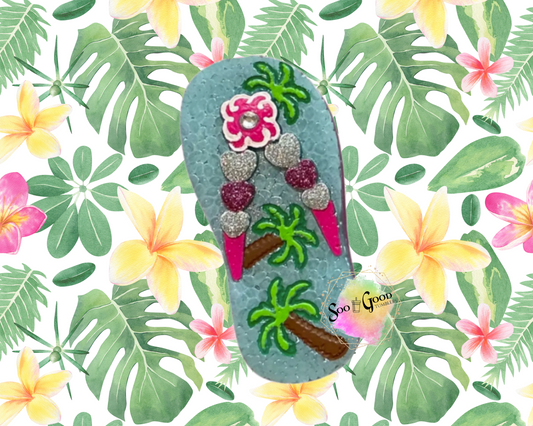 Thong (Flip Flop) Blinged Car Freshie