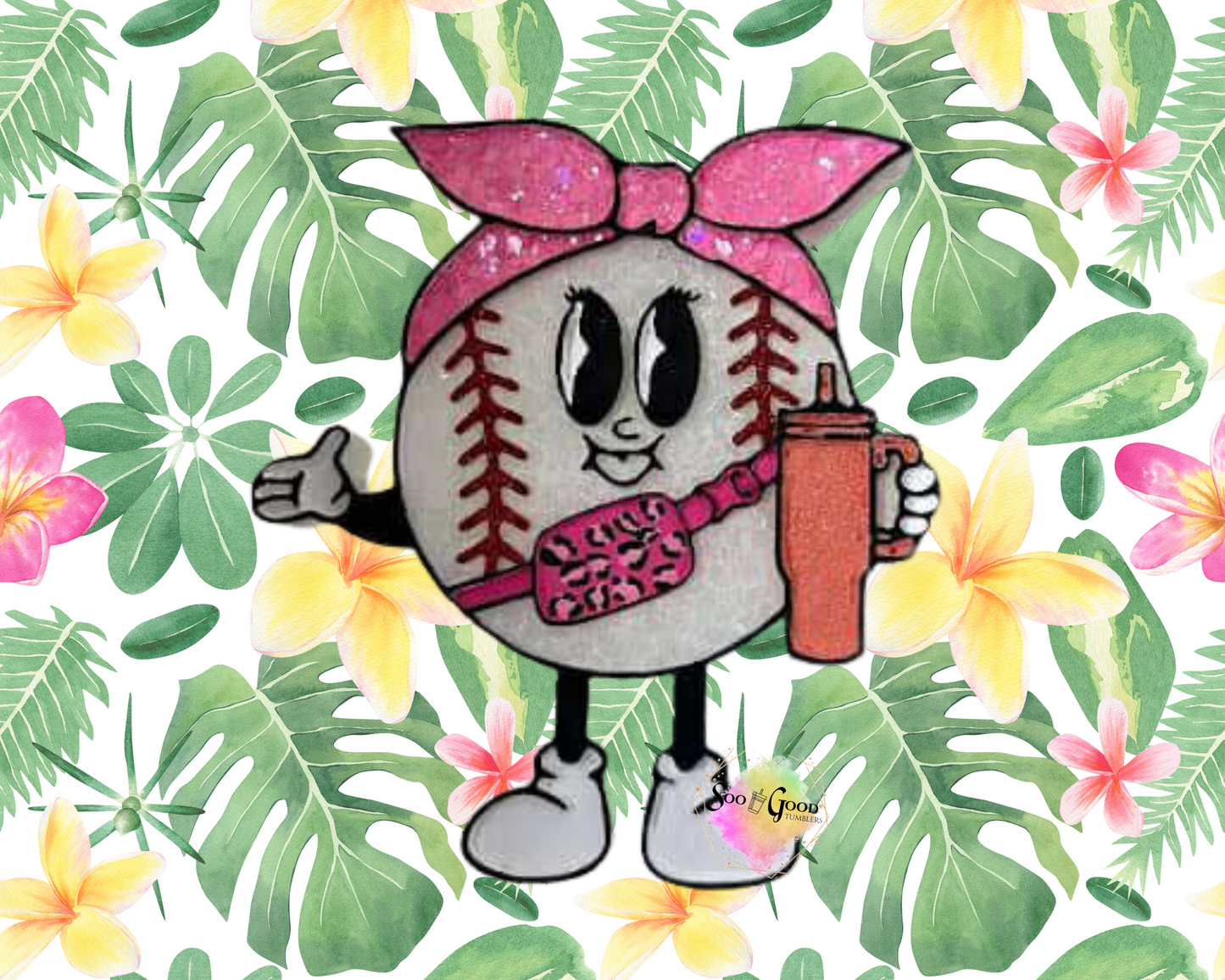 Boujee Baseball Blinged Car Freshie