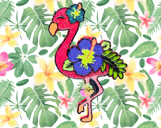 Flamingo Blinged Car Freshie