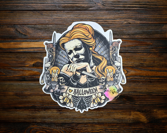 Slasher Princess Cardstock Car Freshie (Style 4)