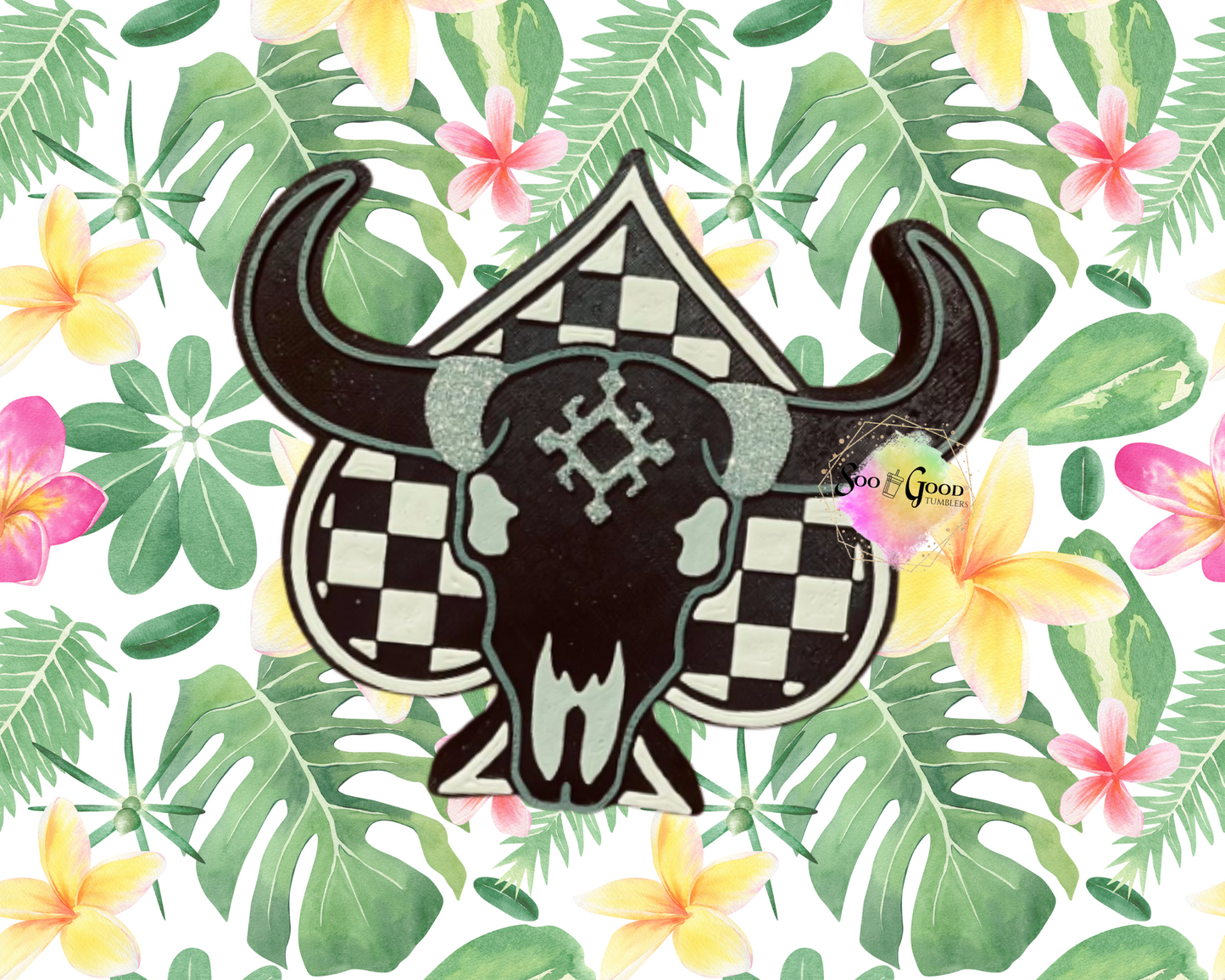 Aztec Bull Blinged Car Freshie