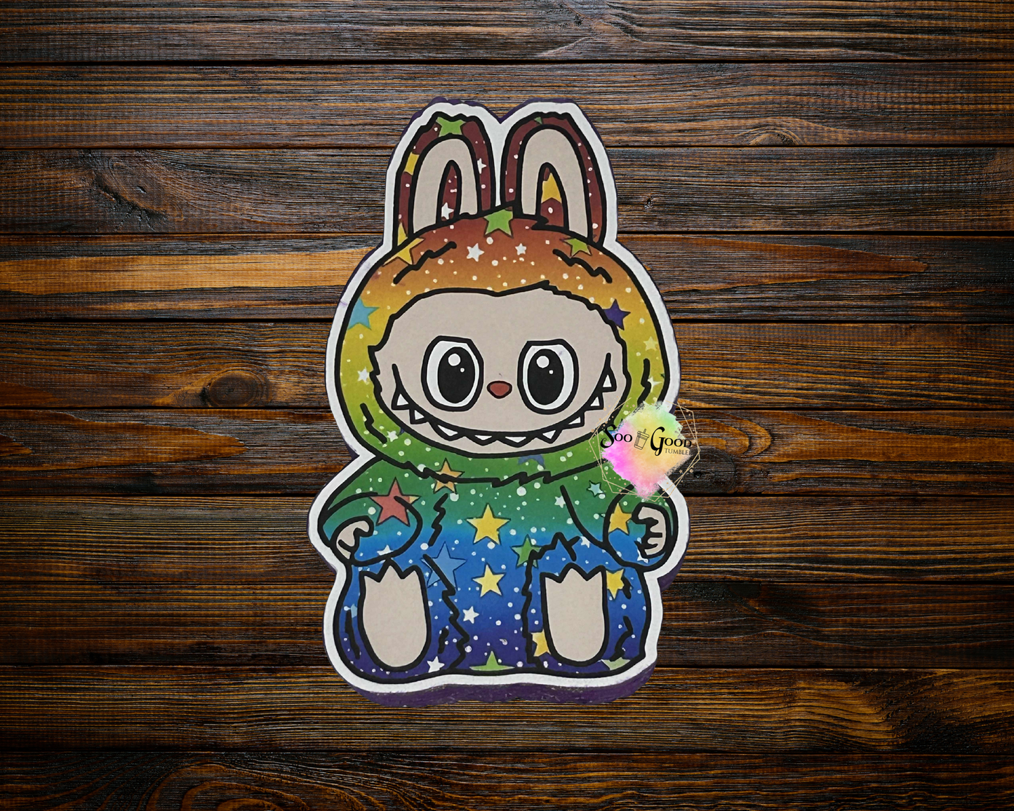 Sitting Labubu Cardstock Car Freshie (Style 1)