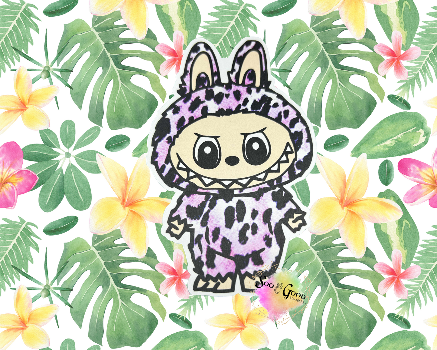 Standing Labubu (Style 1) Cardstock Car Freshie