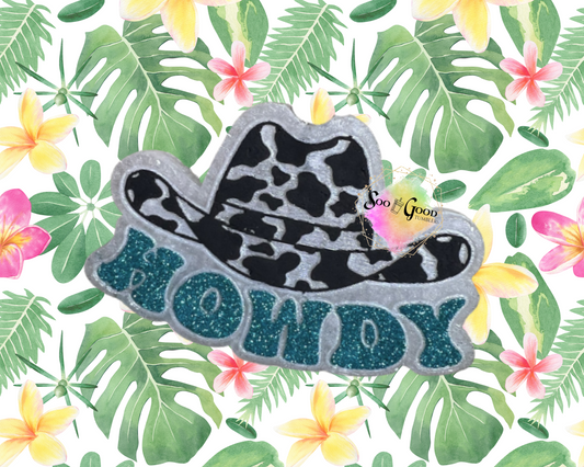 Howdy Blinged Car Freshie