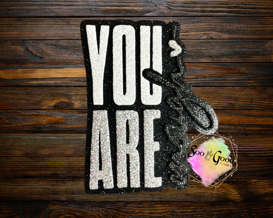 You Are Enough Blinged Car Freshie