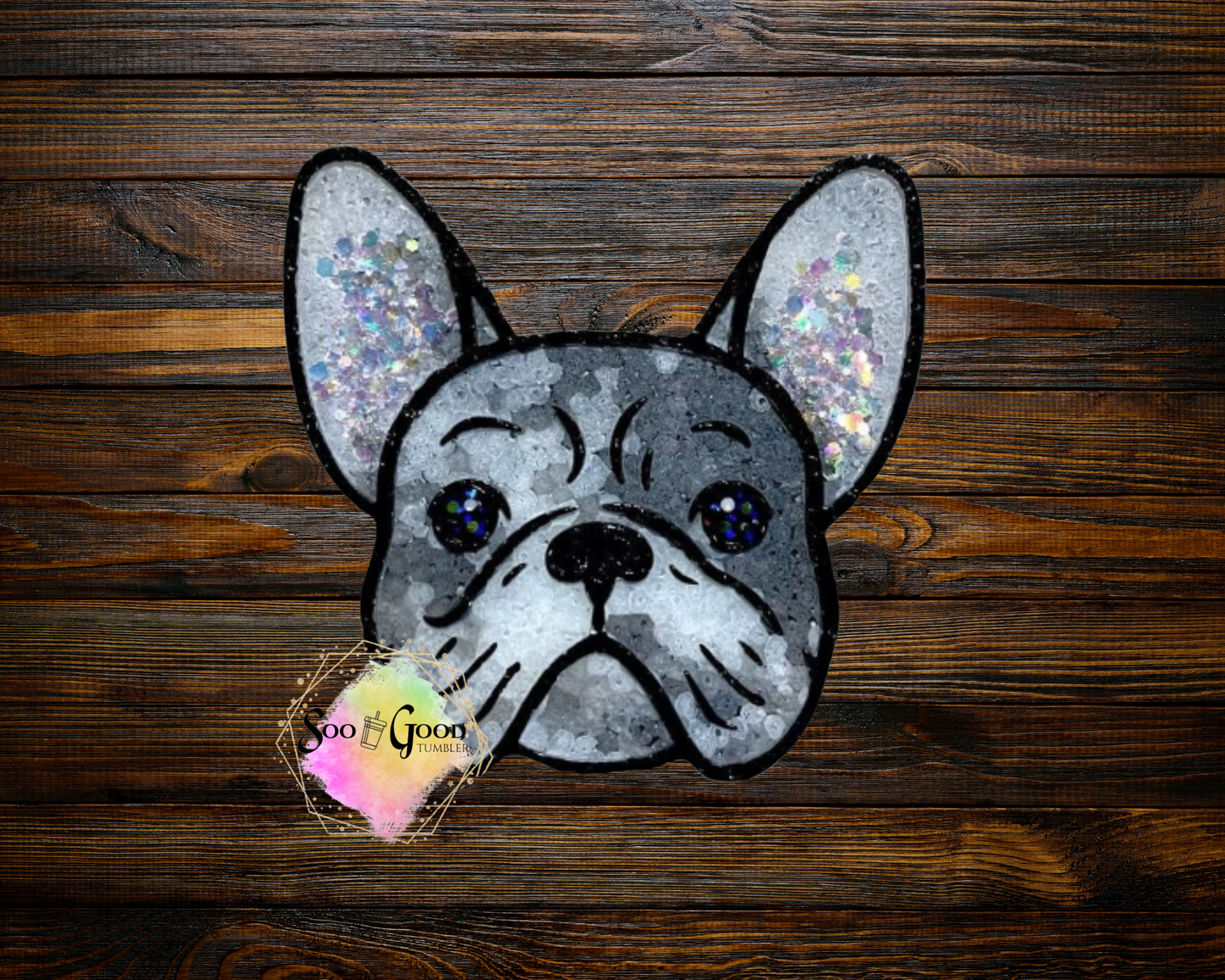 French Bulldog Blinged Car Freshie