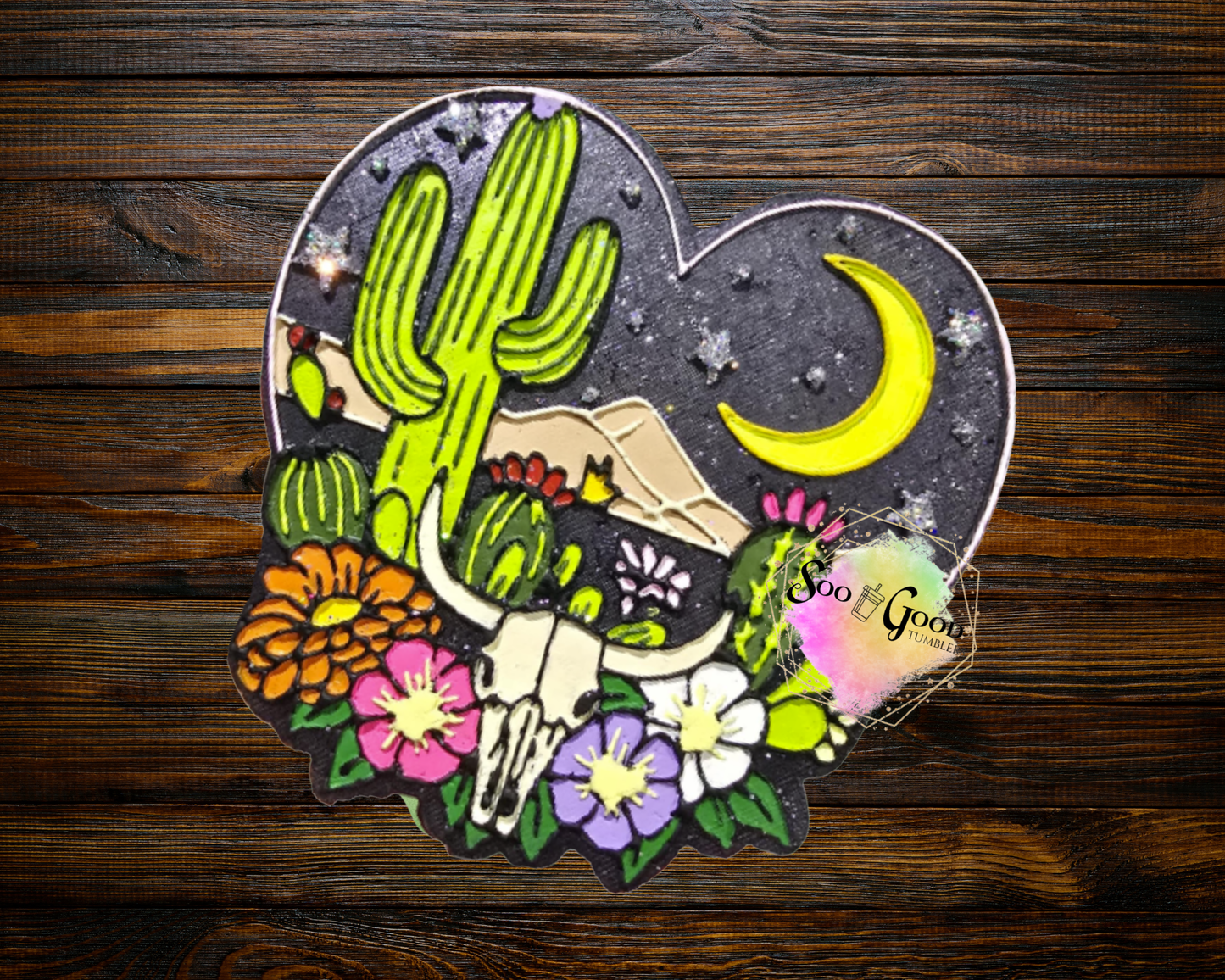 Heart of the Desert Blinged Car Freshie