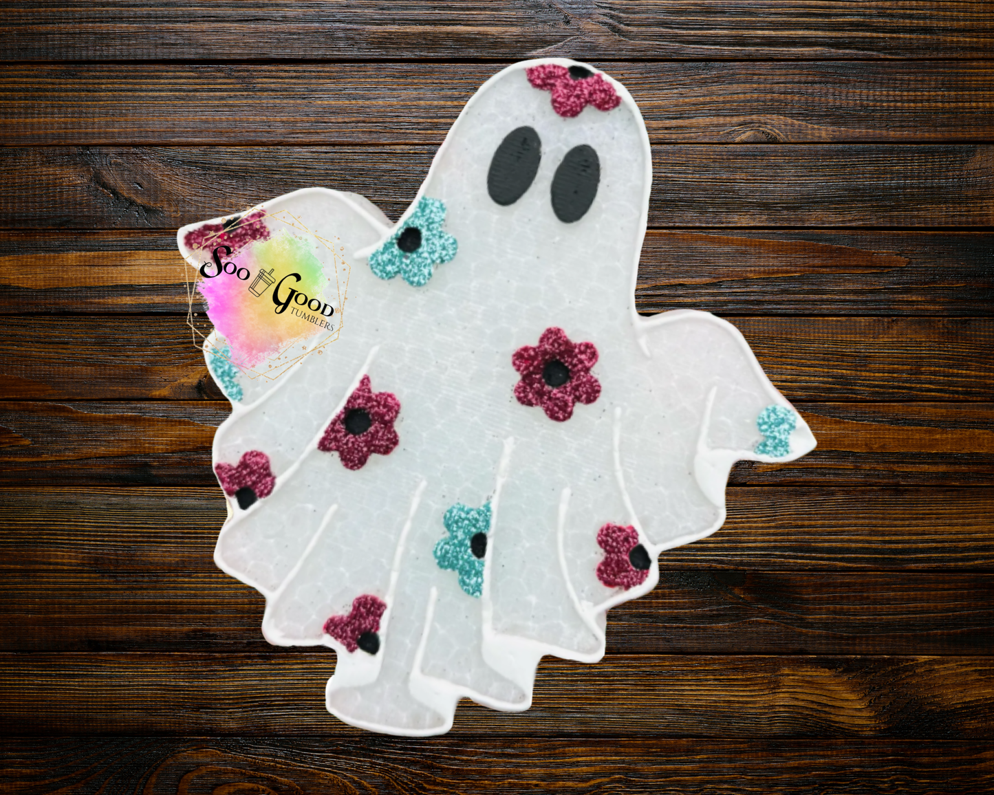 Ghost Blinged Car Freshie