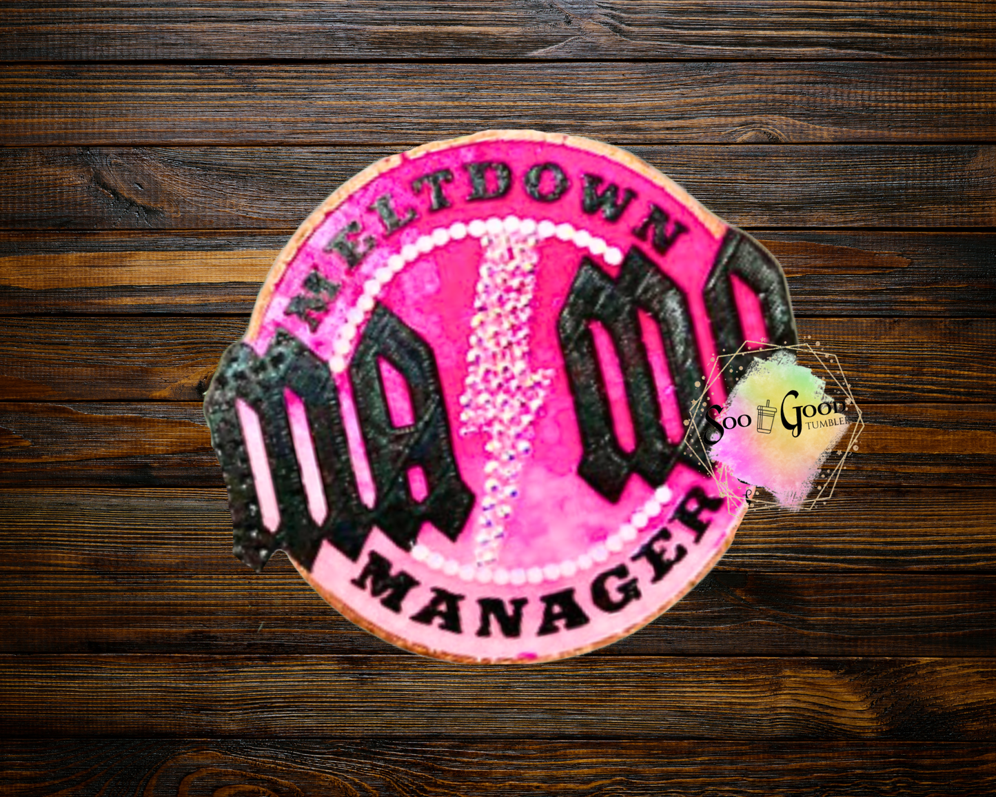 Meltdown Mama Blinged Car Freshie