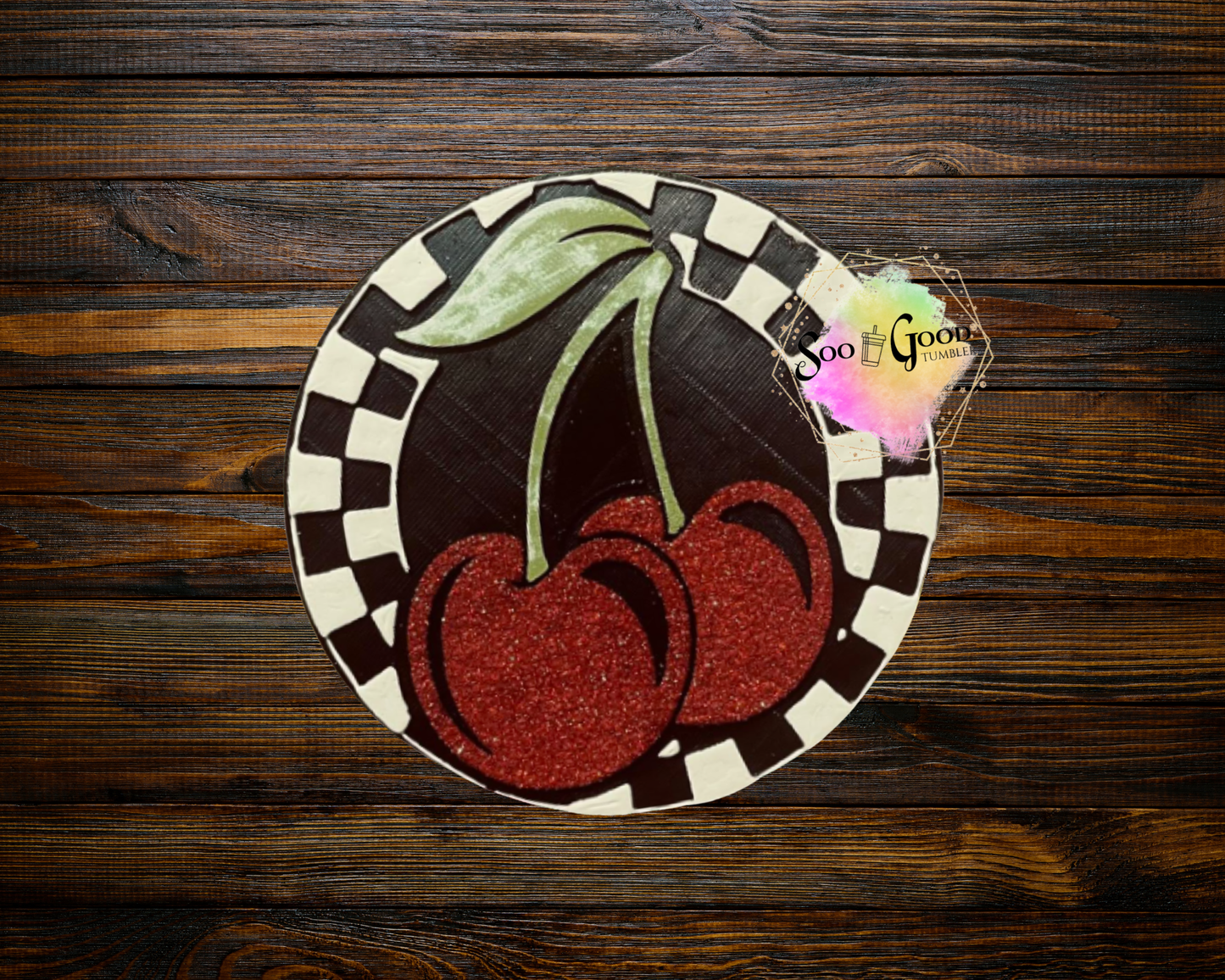 Cherries Blinged Car Freshie