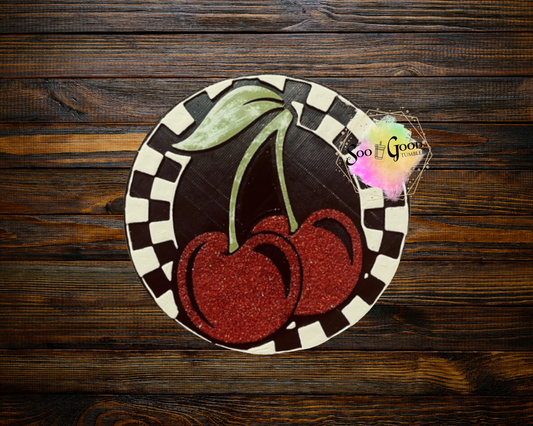 Cherries Blinged Car Freshie