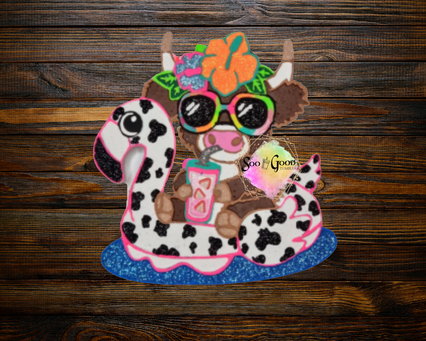 Floating Highlander Blinged Car Freshie