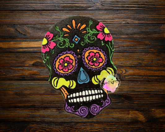 Candy Skull Blinged Car Freshie