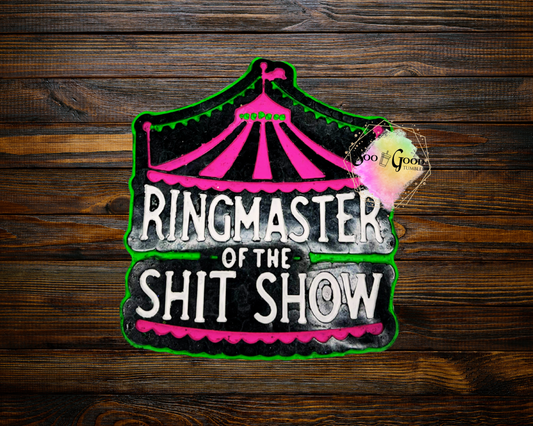 Ringmaster Of The Shit Show Car Air Freshener (Sex On The Beach Scent)