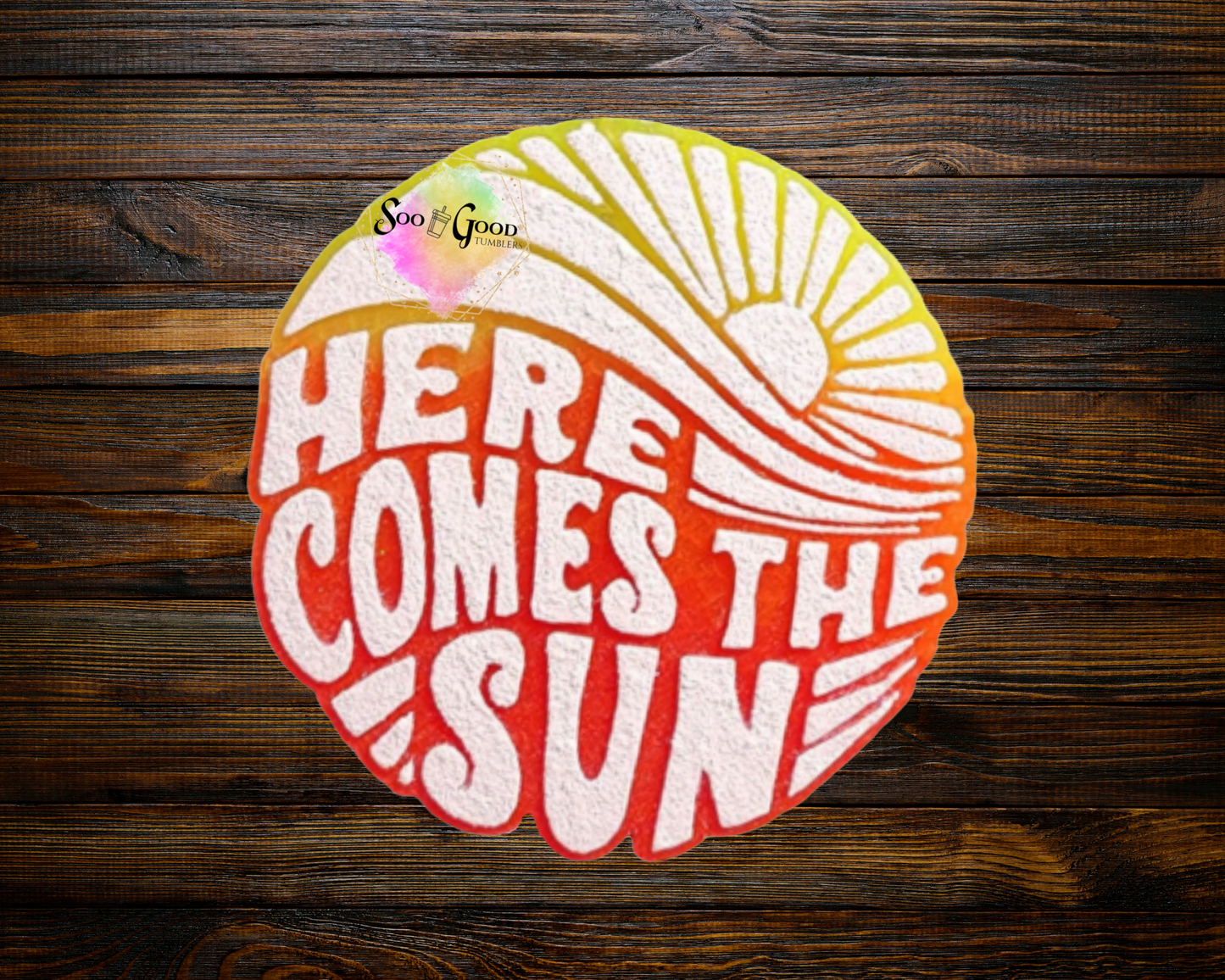 Here Comes The Sun Blinged Car Freshie