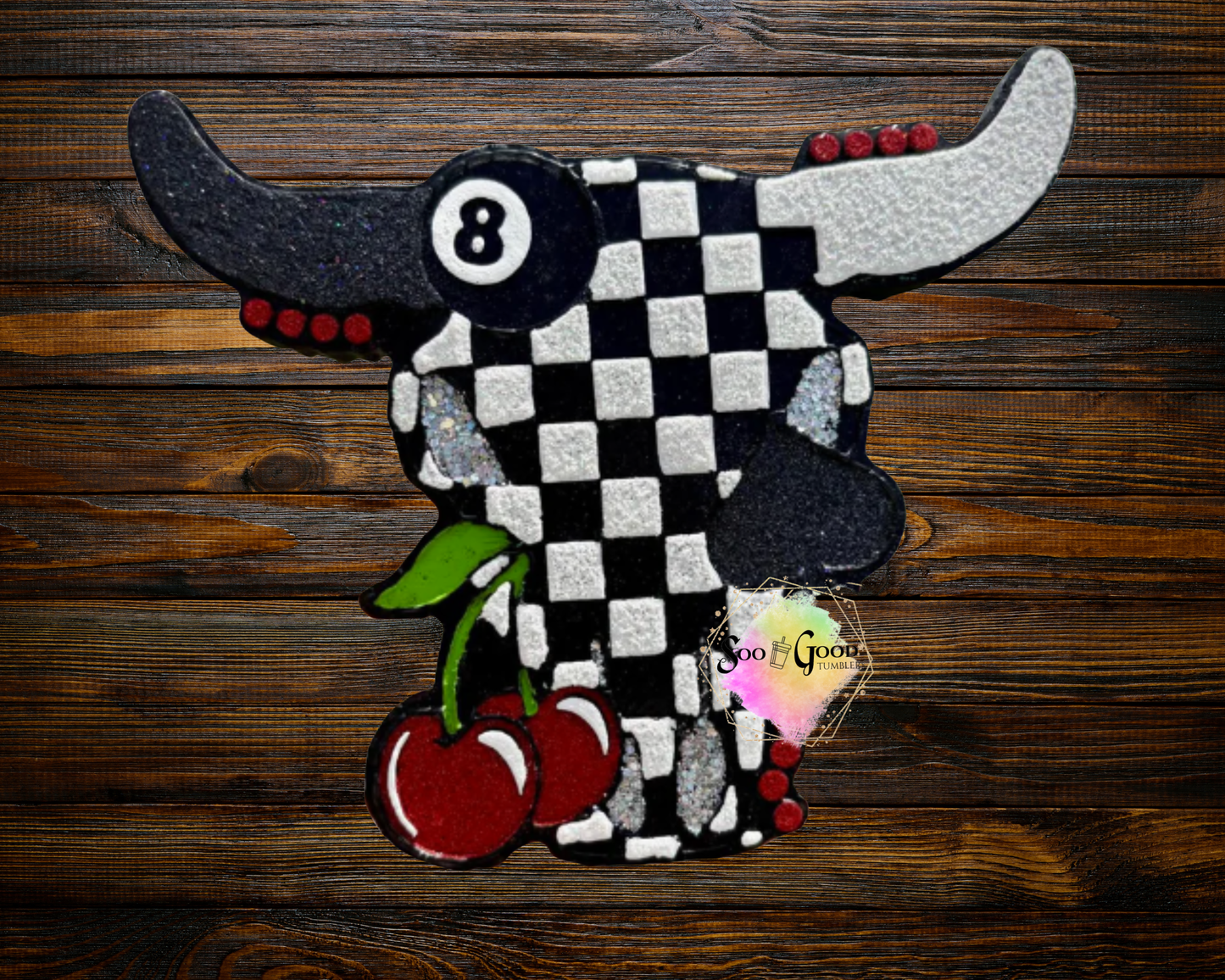 Western Bull Blinged Car Freshie