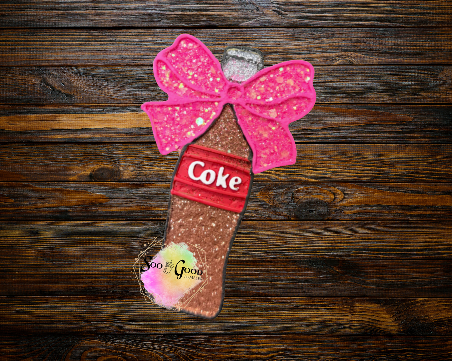 Coke Bottle Blinged Car Freshie