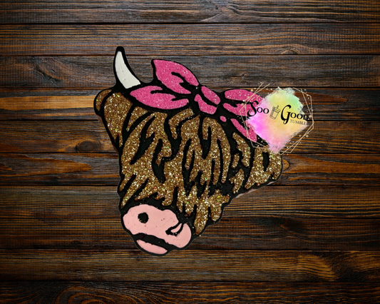 Miss Highland Blinged Car Freshie