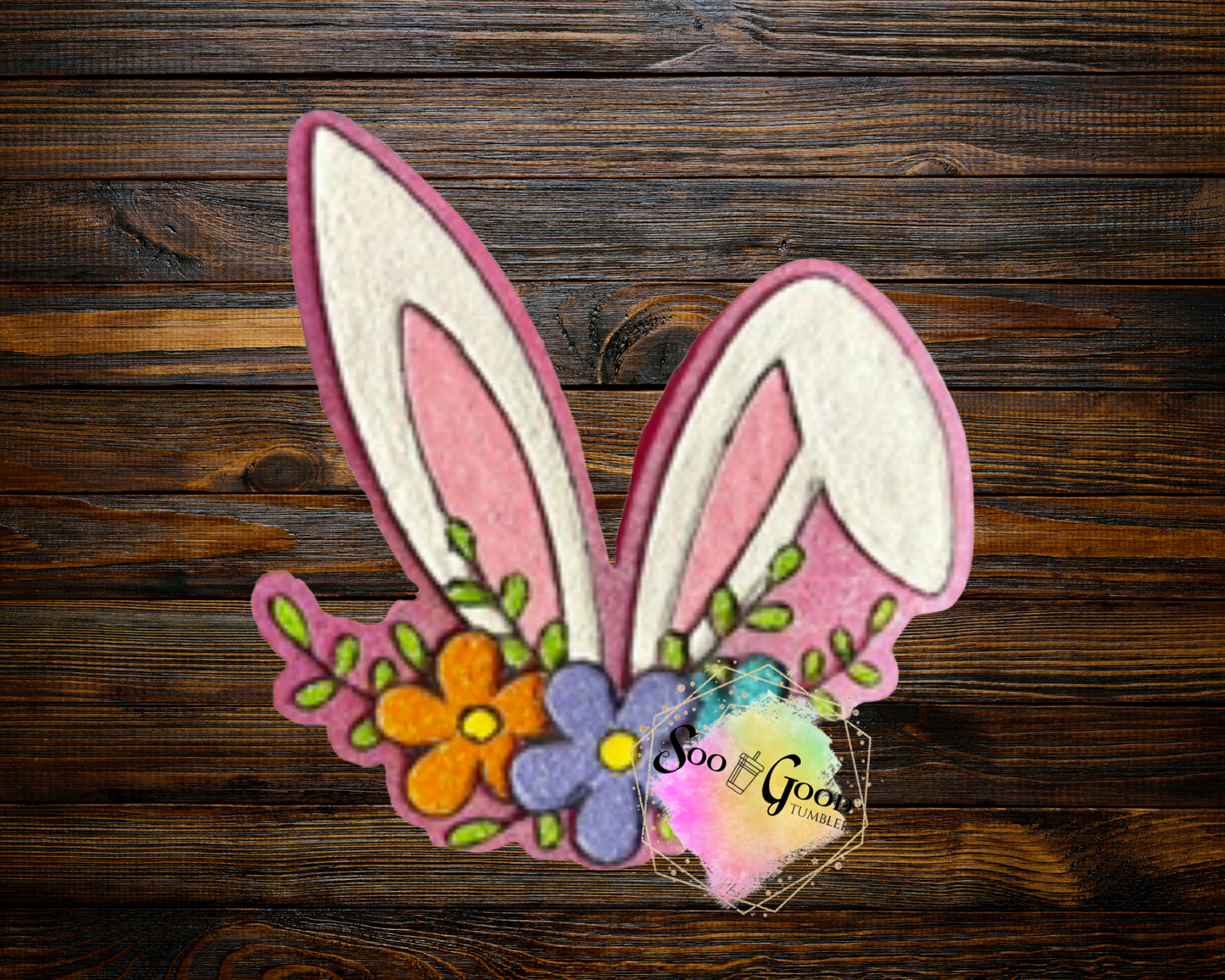 Bunny Ears Blinged Car Freshie